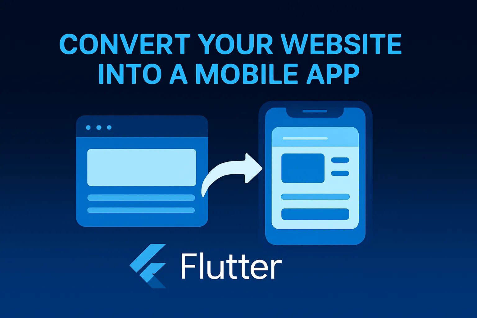 Convert Your Website into a Mobile App with Flutter - imagen del post